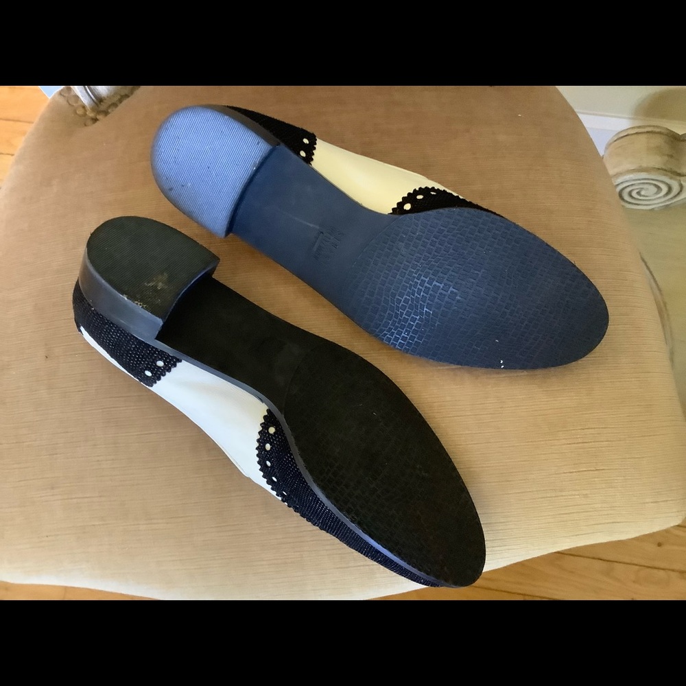 Spectator Leather Loafers